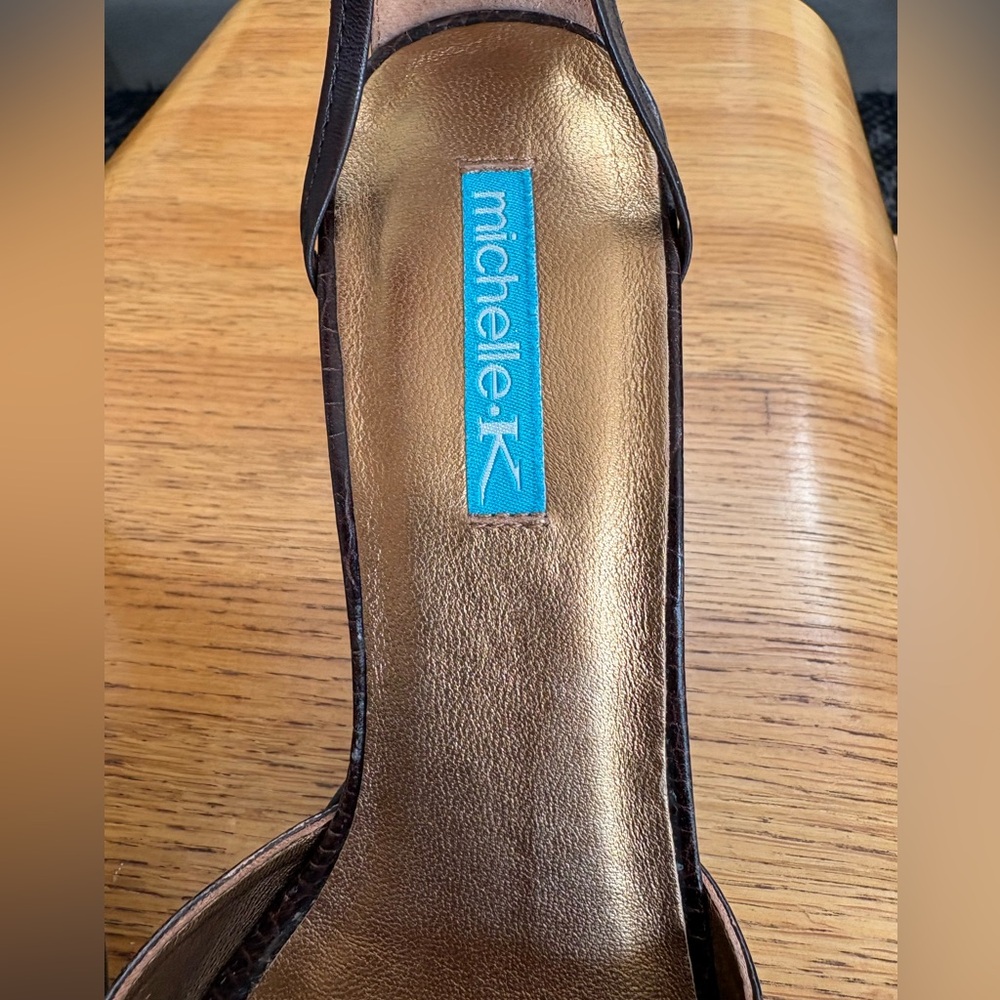 Michelle K peep-toe platform sandals - Picture 8 of 8